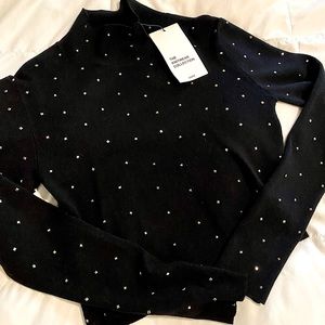 Zara Knit Studded Long Sleeve
